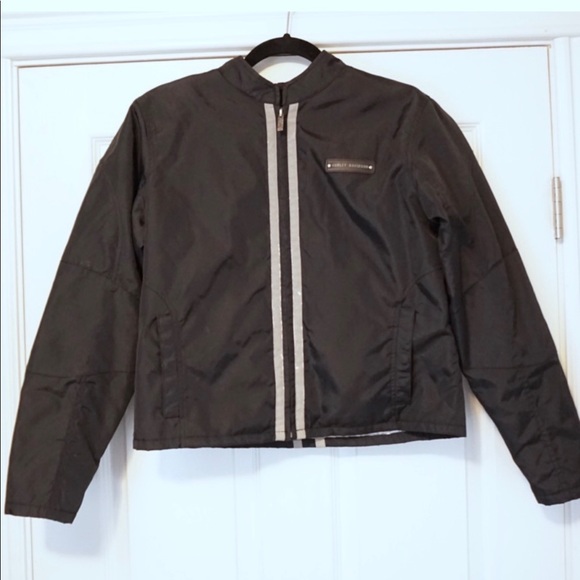 Harley-Davidson Jackets & Blazers - Harley Davidson Reflective Black Motorcycle Jacket